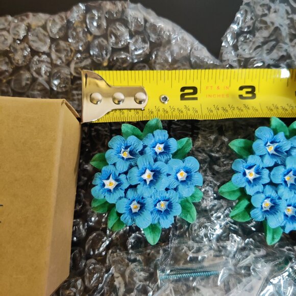 1999 Avon Gift Collection "Forget Me Knots" Drawer Pulls 2 count - Picture 7 of 15